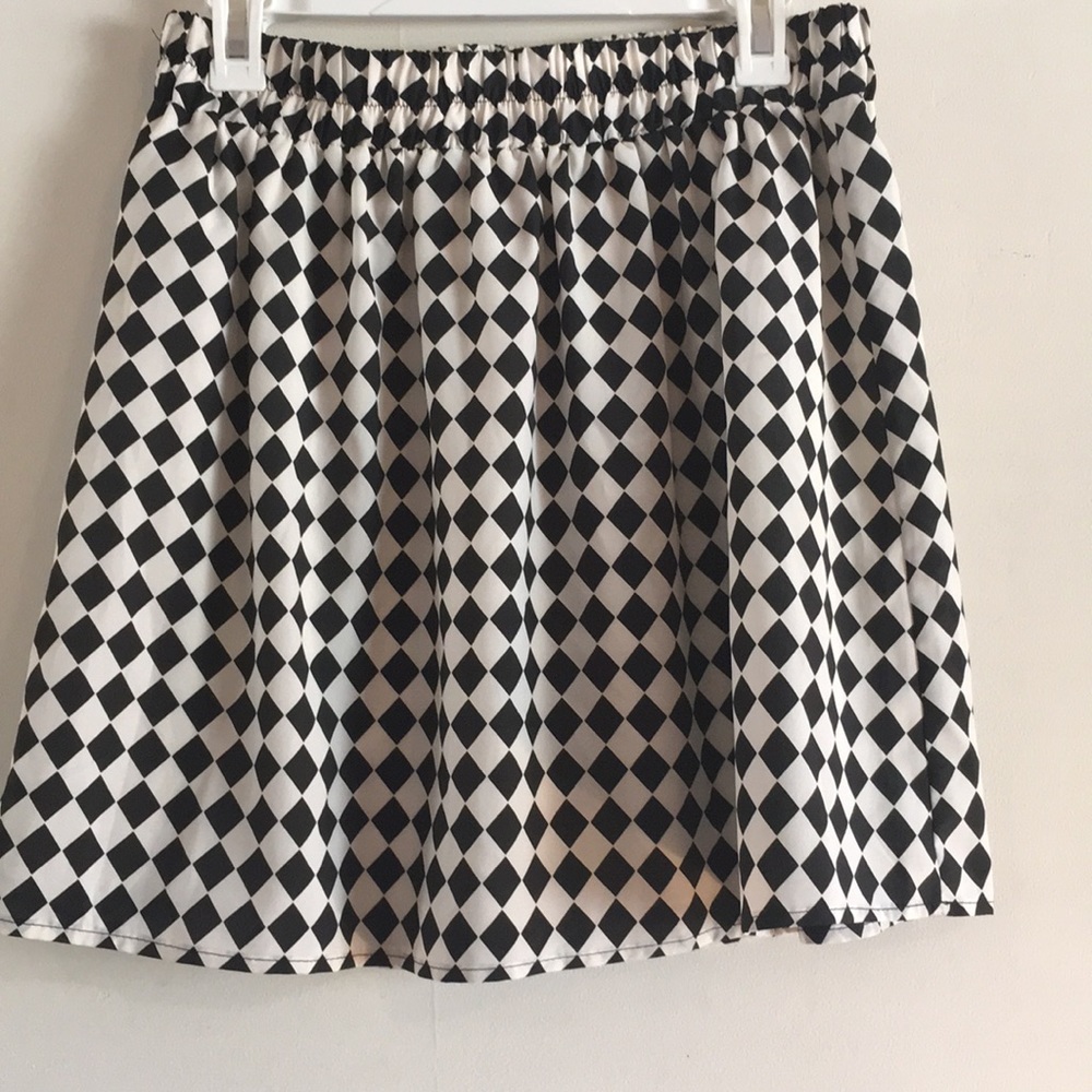 Black and white skirt